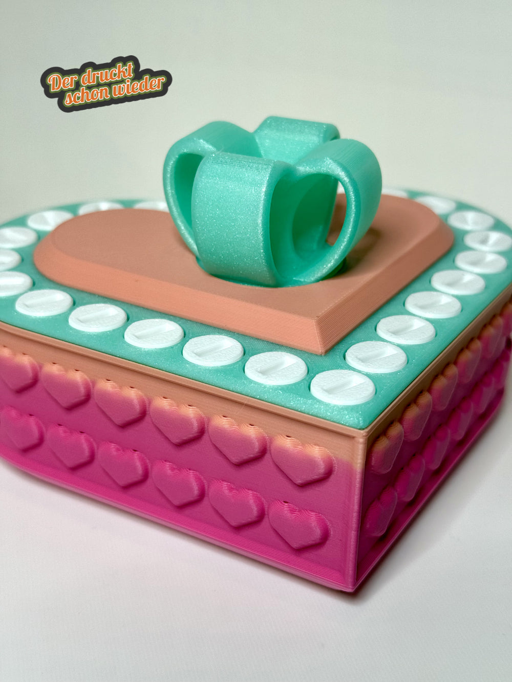 Schraubenbox "Herzklopfen" Frühlings Edition mit 25 Schrauben