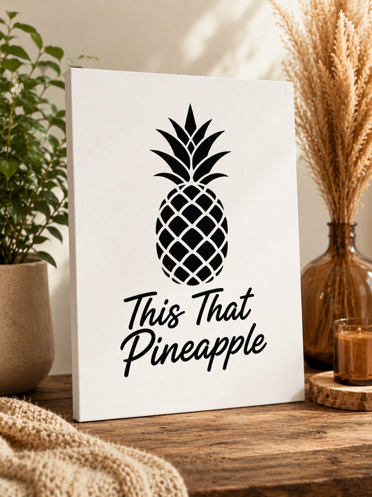 This That Pineapple Leinwand UV-Druck