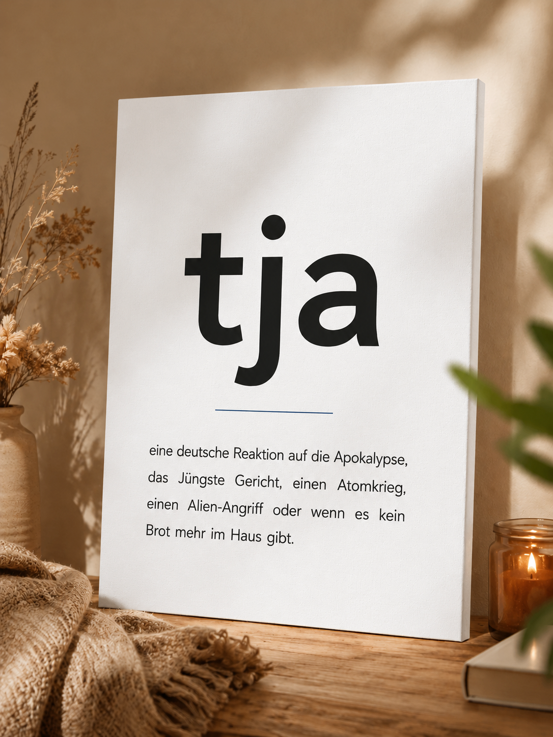 tja Leinwand UV-Druck